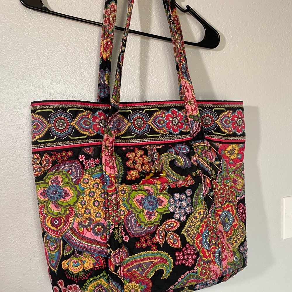 Vera Bradley RETIRED Persian Paisley Tote - Picture 2 of 10